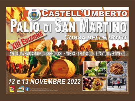 Novembre Xiii Edizione Palio Di San Martino Corsa Delle