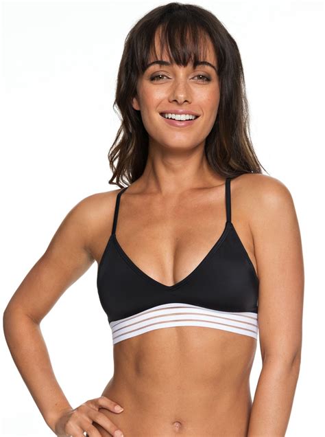 ROXY Fitness Athletic Tri Bikini Top ERJX303748 Roxy