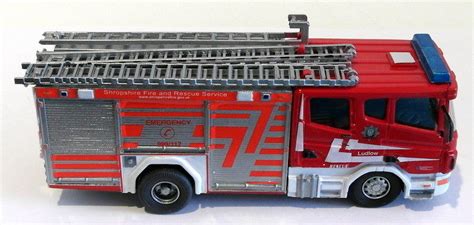 Fire Brigade Models 150 Scale Fbm27 Scania Shropshire Fire And Rescue