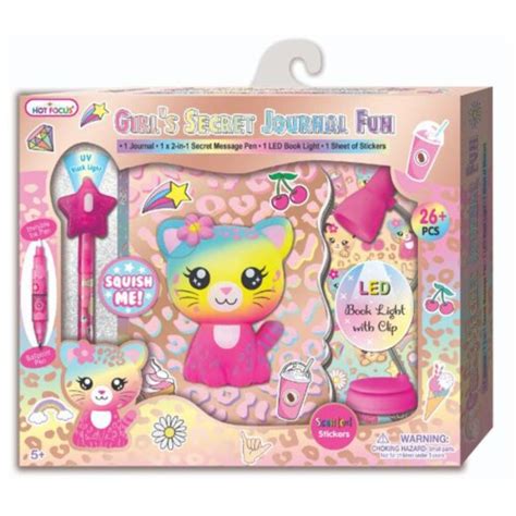 Hot Focus Leopard Girl S Secret Journal Fun Set Unit Kroger