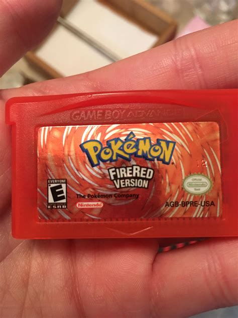 Is This Pokémon Firered Cartridge Authentic Gameboy