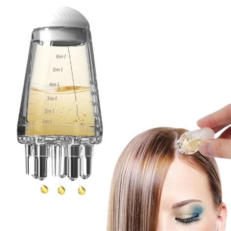 Mantra Impex Hair Oil Applicator Scalp Applicator Comb Ball Root Comb