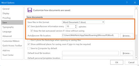 How To Turn On Autorecover In Word For Mac 2015 Benstashok