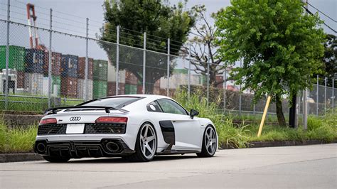 Audi R8 V10 With HRE Classic 305M In Gloss Silver Flickr