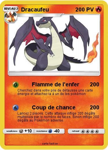 Pokémon Dracaufeu 2922 2922 Flamme de l enfer Ma carte Pokémon