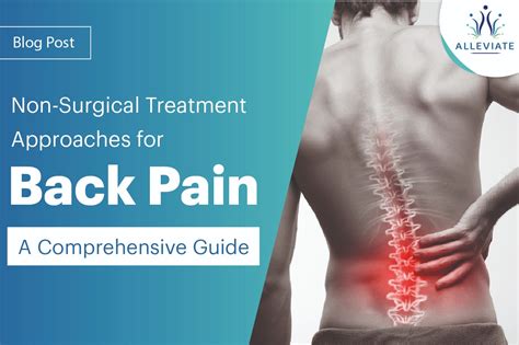 Non Surgical Treatment Options For Back Pain Alleviate Pain Clinic