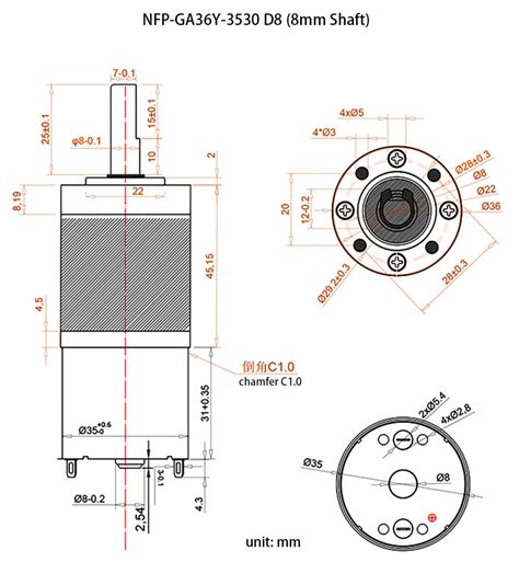 Micro Brushed 12V 24V DC Gear Motor Precisionminidrives