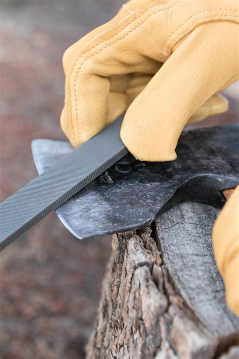 How to Sharpen an Axe ??? Get Back to Chopping Wood in 5 Minutes! - ManMadeDIY