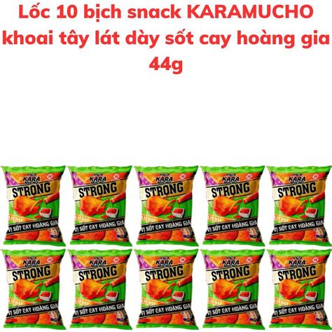 Bánh Snack Khoai Tây Lát Dày Karamucho Vị Sốt Cay Hoàng Gia 44g Shopee Việt Nam