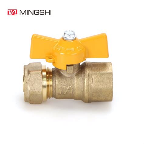 Mingshi Plumbing Materials Underfloor Heating System Compression Valve