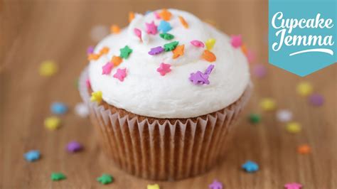 The Perfect Vanilla Cupcake Recipe Cupcake Jemma Youtube