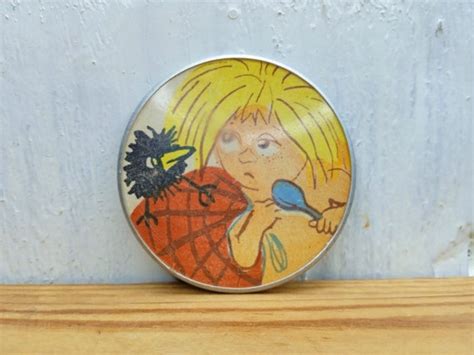 Pin Boy Childrens Vintage Pin Pin Boy And Crow Fai Gem