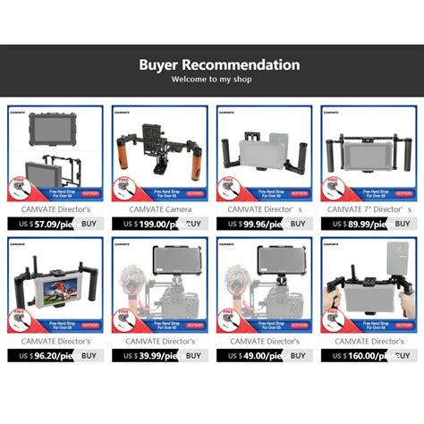 Camera Cage Camvate Adjustable Director S Monitor Cage Rig With Dual