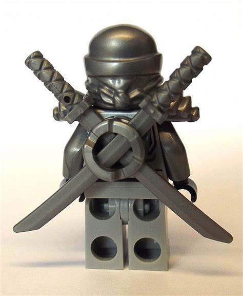 Lego Ninjago Minifigur Titanium Zane Silberner Ninja Mit