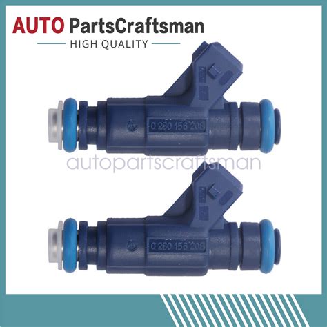 2 X Fuel Injectors 0280156208 For Polaris Ranger EFI 700 RZR Sportsman