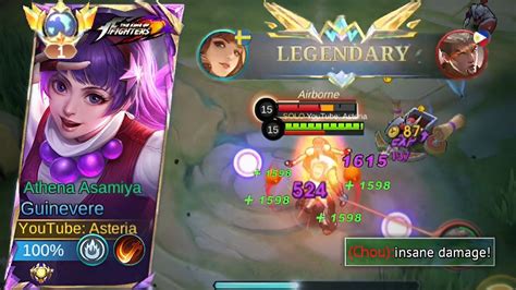 HOW TO HANDLE TWO ENEMY IN EXP LANE USING GUINEVERE GUINEVERE BEST