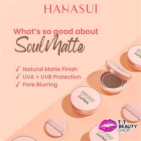 Jual Hanasui Serum Cushion Soulmatte Gr Tnt Beauty Shop Shopee