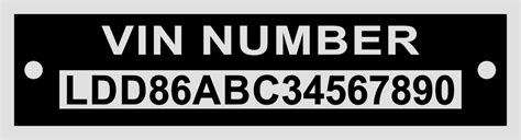 Vin Plates Vin Tags Serial Number Plates Trailer Id Plates