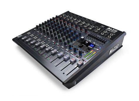 ALTO LIVE 1202 12 Kanal Mixer 2 Bus Mischer 60mm Fader 100 Alesis DSP