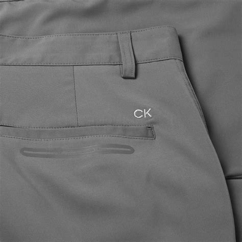 Calvin Klein Performance Tapered Golf Trouser Grey Clubhouse Golf