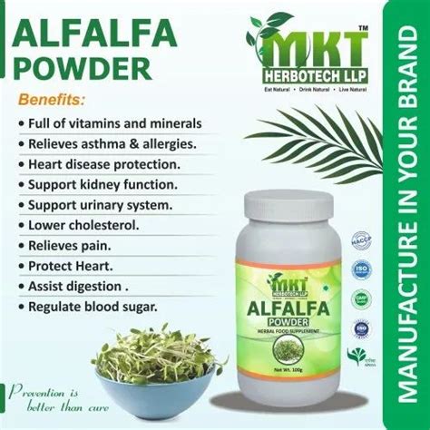 Alfalfa Leaf Powder Mkt At Kg In Jaipur Id