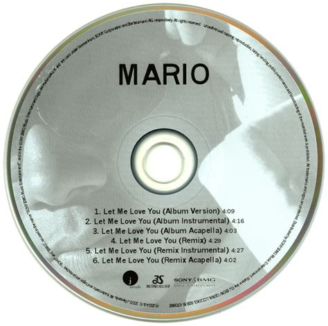 Promo, Import, Retail CD Singles & Albums: Mario - Let Me Love You - (Remix) - (Promo CD single ...