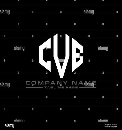 Cve Letter Logo Design With Polygon Shape Cve Polygon And Cube Shape