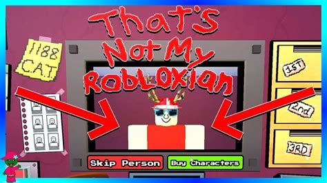 Thats Not My Robloxian Youtube