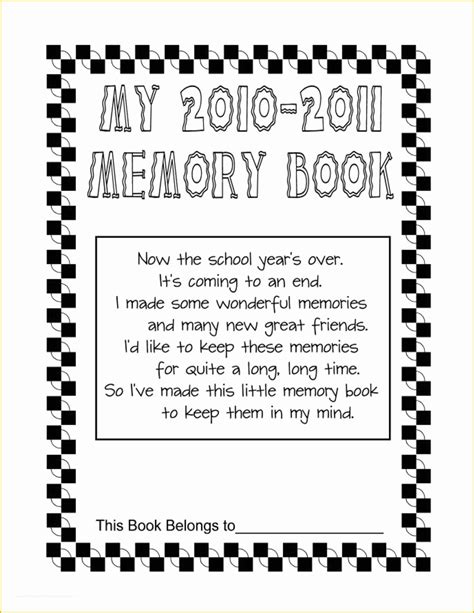 Memory Book Templates Free Of Best S Of Dementia Memory Books Printable ...