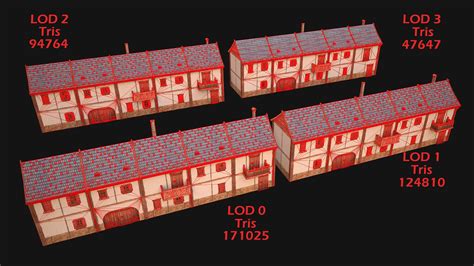 Medieval Town Buildings Set - FlippedNormals