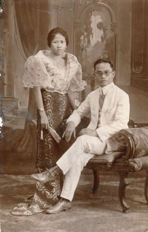 Filipino Couple 1920s30s Original For Sale Here Philippines Dress