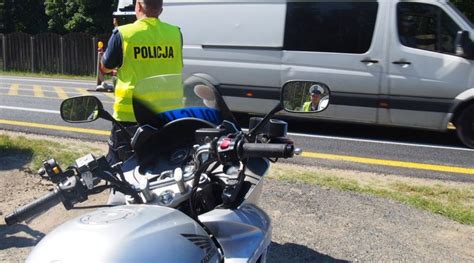 Pleszew Pirat drogowy pędził na motocyklu 172 km h został