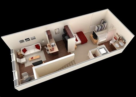 small apartment plan | Interior Design Ideas