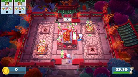 Overcooked 2 chinese new year update seasonal dlc 1 2 4star 胡闹厨房2 1 2