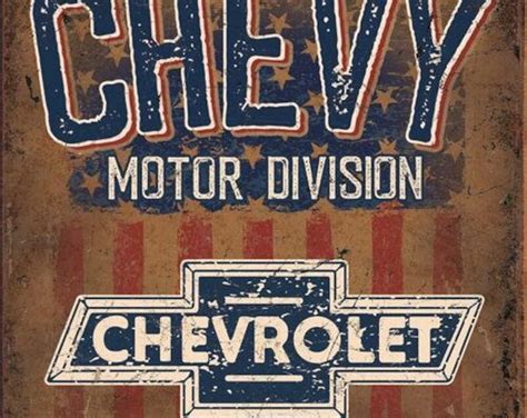 Chevy Sign Vintage Chevy Sign Vintage Sign Tin Sign - Etsy