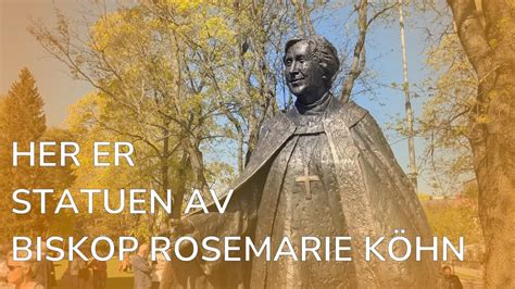 Statue av biskop Rosemarie Köhn YouTube