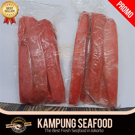 Jual Ikan Tuna Parcel Balok Tuna Fillet Skinless Premium 500 Gram