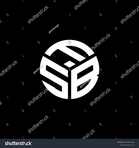 Fsb Letter Logo Design On Black Stock Vector (Royalty Free) 2158777069 ...