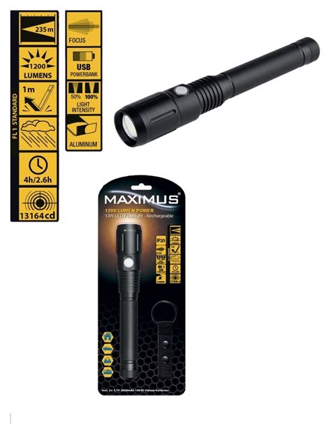 Maximus Torcia A Led Maximus Lumen