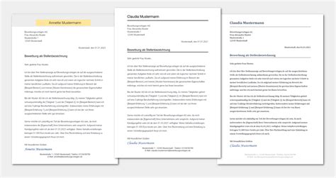 Bewerbungsschreiben Aufbau Inhalt Beispiele Formulierungen 2025