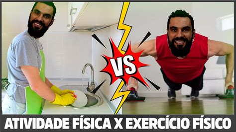 Qual A Diferença De Atividade Física E Exercício Físico Youtube