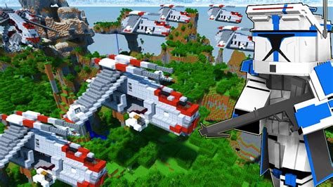 Deploying The Clone Army Into A Warzone Minecraft Clone Wars