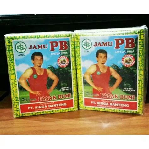 Jual Jamu Pasak Bumi Isi Sachet Cap Singa Banteng Shopee Indonesia