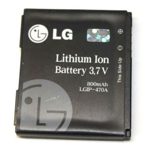 Genuine OEM LG LGIP 470A Replacement Lithium Ion Battery 3 7V 800mAh