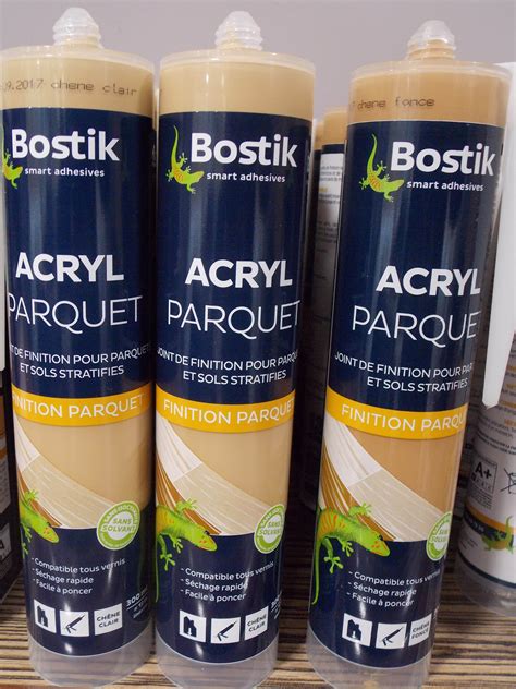 Mastic Acryl Parquet Chêne Clair Cartouche De 300 Ml Bostik Idea Bois Nicolas