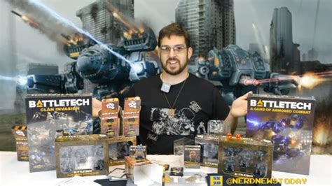 Battletech Clan Invasion Kickstarter Rewards Unboxing Youtube