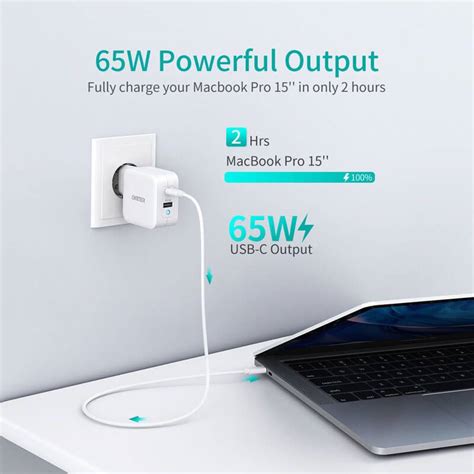 Choetech Gan Port Usb C Pd Og Usb A Qc V Goplader W Hvid