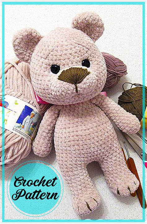 Grey Teddy Bear Amigurumi Pdf Free Crochet Pattern Amigurumiday