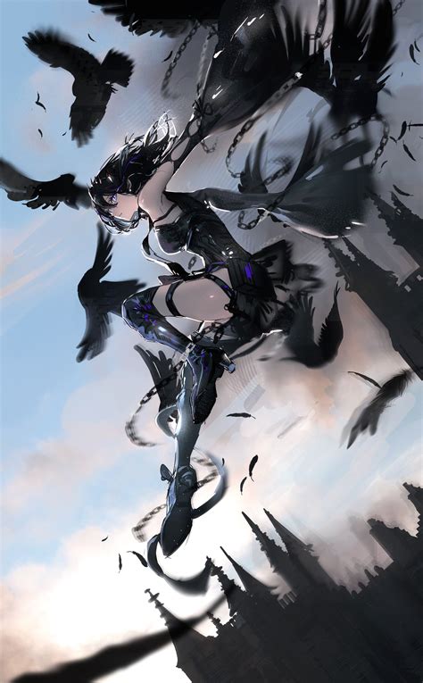 Crow : r/AnimeART