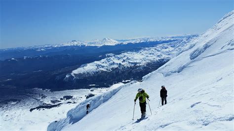 Ski touring in the volcanoes in Chile. 16-day trip. IFMGA guide